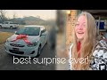 THEY SURPRISED ME WITH A CAR FOR CHRISTMAS!! *I got a little emotional lol* // gabbie huddleston