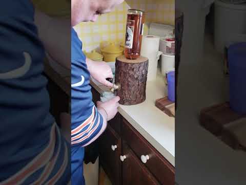 Log Liquor Dispenser Youtube