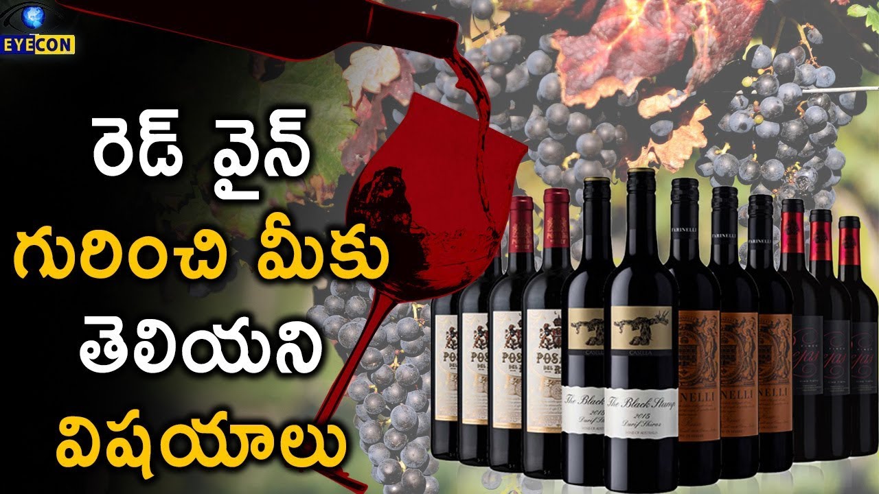 రెడ్ వైన్ గురించి మీకు తెలియని విషయాలు..! | Top 10 Redwine Facts..! | Eyecon Facts