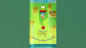 Cut the Rope Experiments 3-13 Sticky Steps, 3Stars