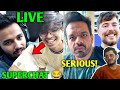 YouTuber gets REAL LIFE Superchat from Fan LIVE 😂| CarryMinati &amp; Wake N Bite, MrBeast, Flying Beast