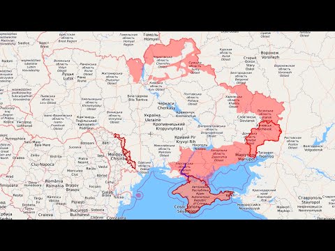 Карта войны в Украине. Сводка с 24.02 по 31.03.2022 Запорожская область I Ukraine war in maps 2022