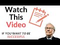 The EASIEST Way to Become Successful | Warren Buffet&#39;s 5/25 Strategy