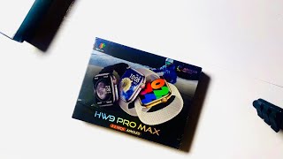HW9 Pro Max Smart Watch Amoled Disply completet unboxing review