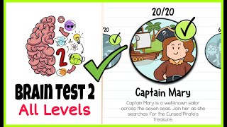 Brain Test 2 Tricky Stories Captain Mary All Levels 1-20 Solution Walkthrough screenshot 2