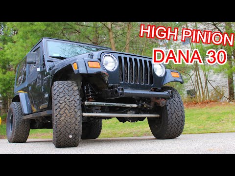 FRONT AXLE Upgrade - HP DANA 30 in the JEEP Wrangler TJ | Budget Crawler Ep 26