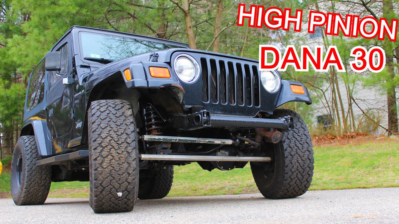 FRONT AXLE Upgrade HP DANA 30 in the JEEP Wrangler TJ Budget