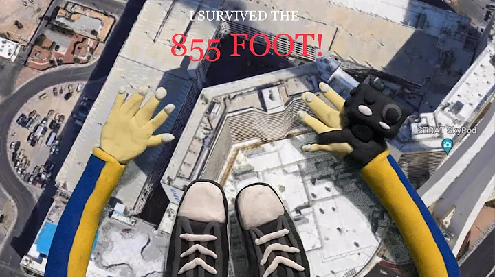 I survived the 855 foot! (Sky jump, Las Vegas)