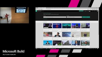 Masterclass on extracting insights from your video using AI technologies : Build 2018