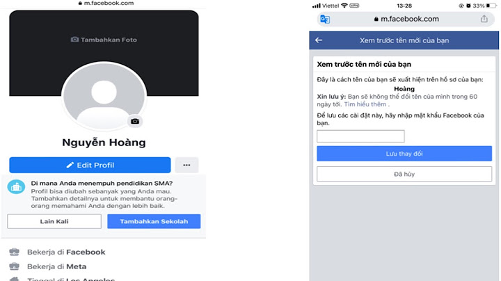 Tạo tên facebook 1 chữ