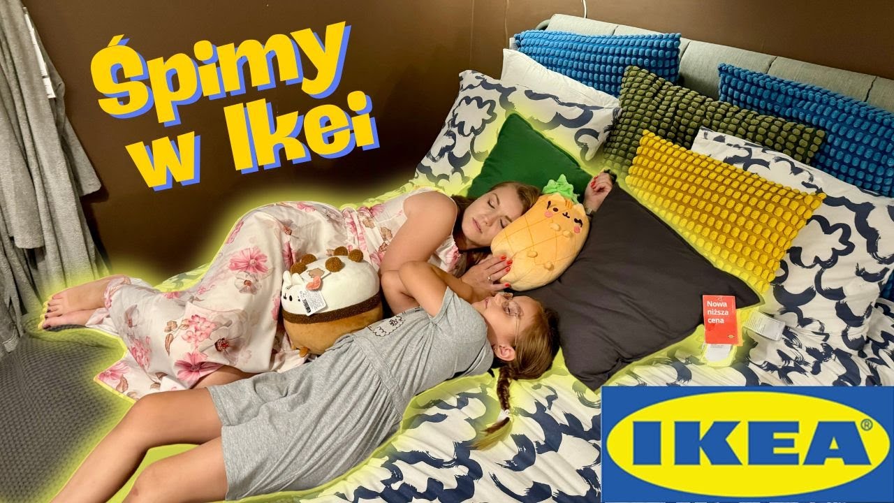 24h w galerii handlowej😱 Śpimy w sklepie Ikea💖