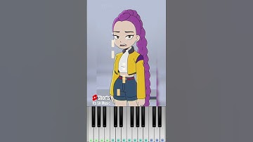 Handsome VS Ugly (Kpop Demon Hunters) @fash - Piano Tutorial