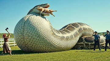 Heroic Rescue Team Saves Pig from the Deadly Grip of a Giant Python