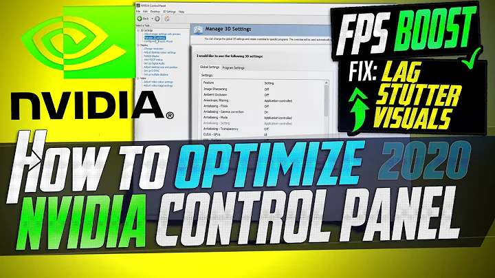 🔧 How to Optimize Nvidia Control Panel For GAMING & Performance The Ultimate GUIDE 2020 Update