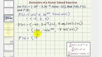 Ex: Find a Tangent Vector of a Space Curve Given by a Vector Valued Function