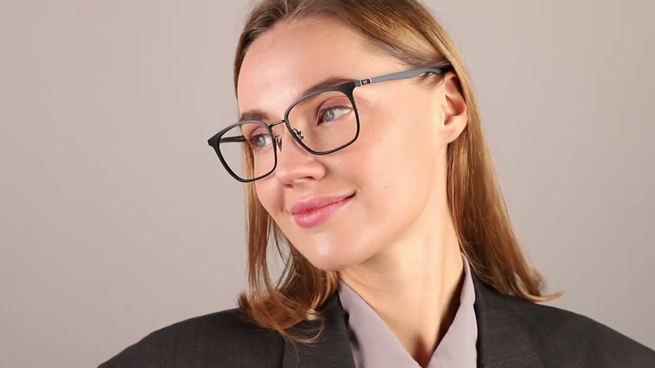 Rayページ M RB7229 OPTICS Eyeglasses with Black On Silver Frame - RB7229