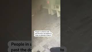 WARNING: GRAPHIC CONTENT - CCTV of fire at migrant holding center in Mexico