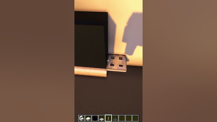 Minecraft: How to build a TV!