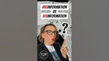 What’s the difference between “misinformation” and “disinformation” ?