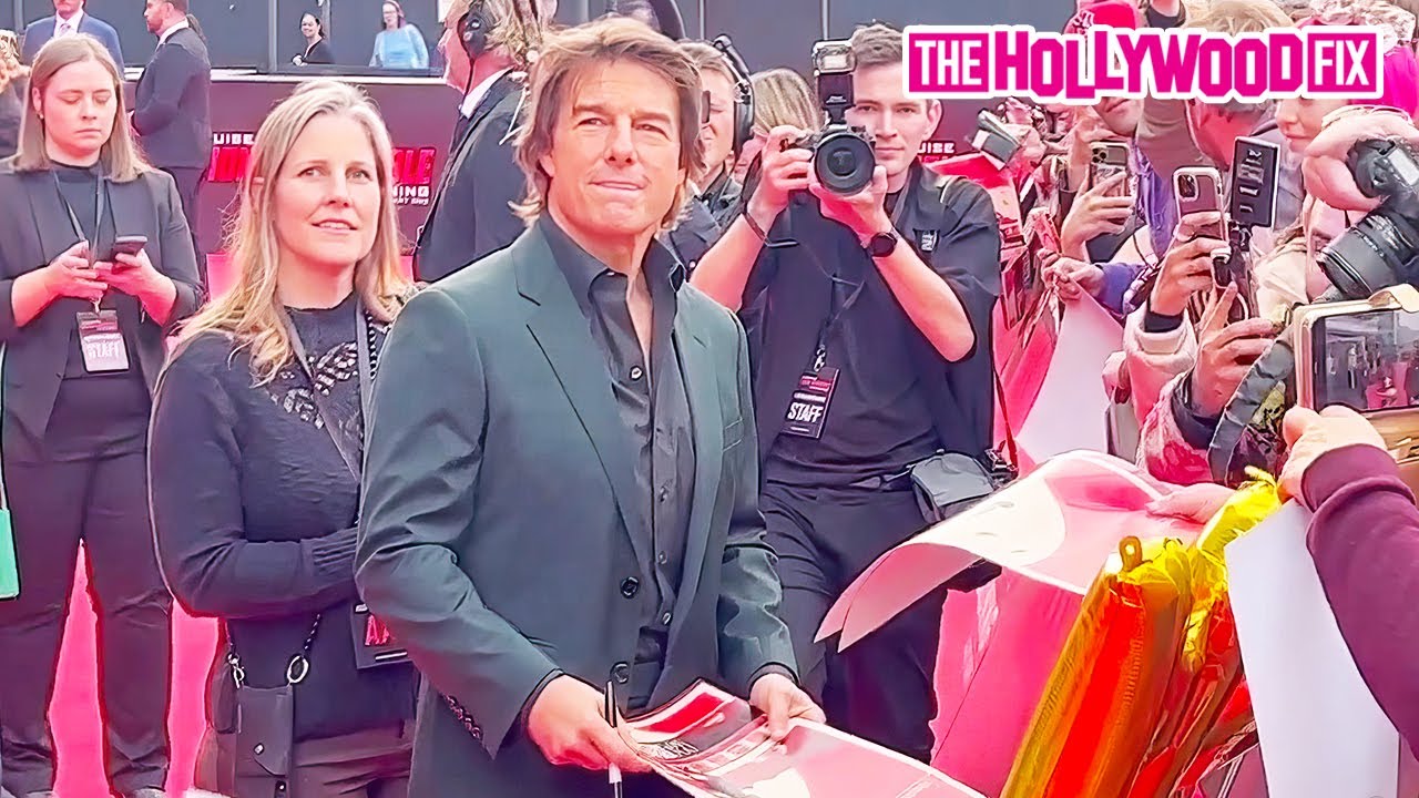 Tom Cruise Signs Autographs For Fans On His 61st Birthday At The Mission Impossible Movie Premiere