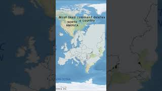 Most liked comment deletes a country! #geography #mapping #roadto25subs #shorts