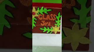 classes name plate simple and beautiful decorations ideas🥰 please subscribe🥰