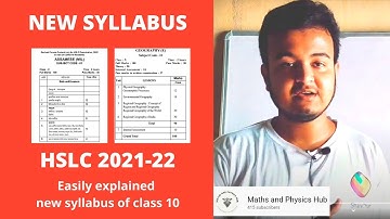 New Syllabus of class 10 SEBA || SEBA reduced syllabus for HSLC 2021-22