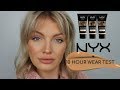 FOUNDATION 10 HOUR WEAR TEST | NYX BORN TO GLOW FOUNDATION | ELOISE MAE MAKEUP