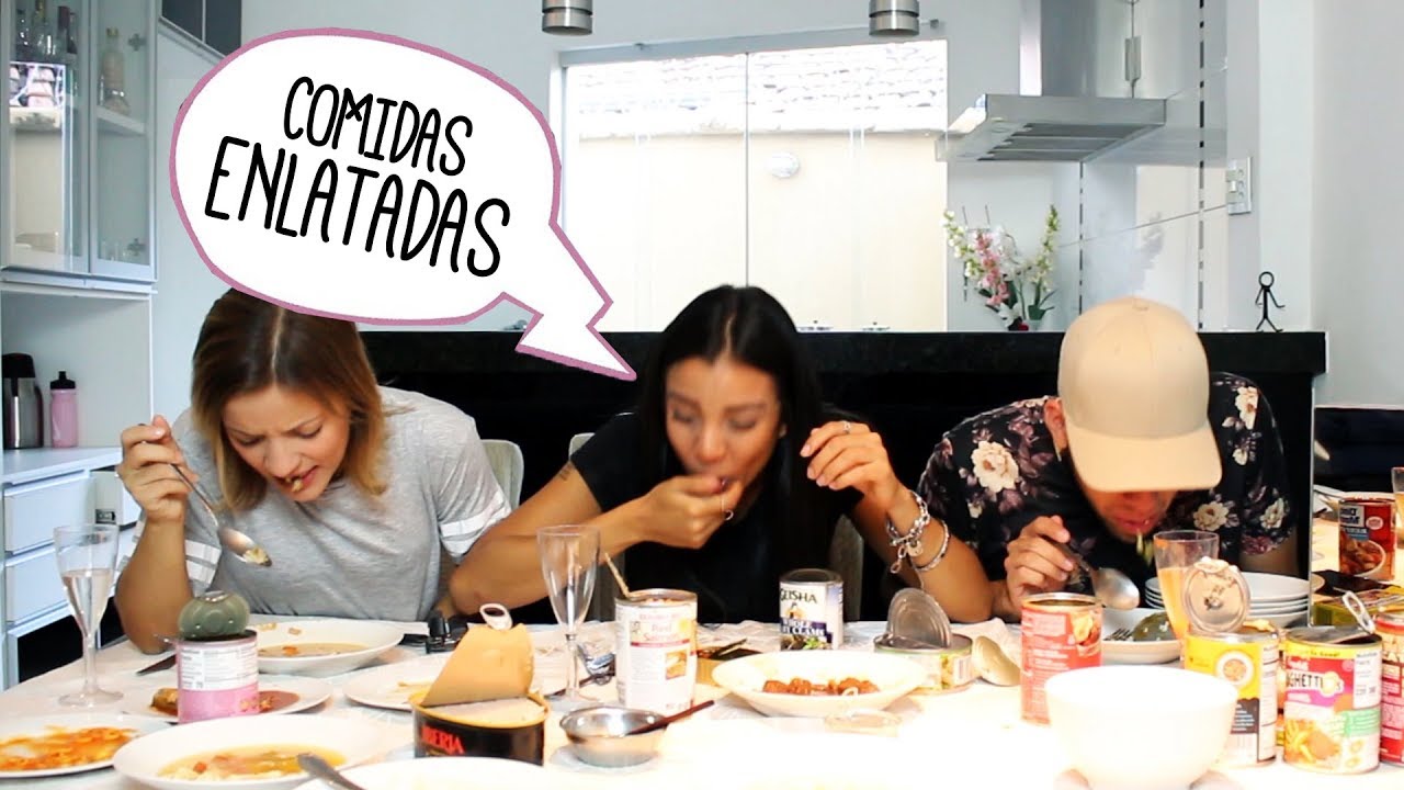 PROVANDO COMIDAS ENLATADAS DOS EUA!!! camera iphone 8 plus apk
