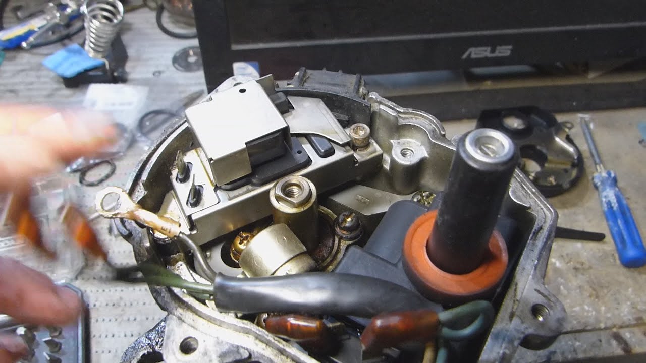 Mazda 626 GE 1,8. Ревизия трамблера S5/Замена сальника и оринга.