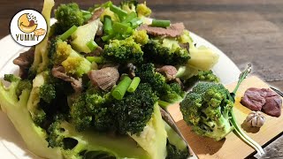 How to cook beef stir fry with broccoli – Easy Recipe | Yummy Yummy