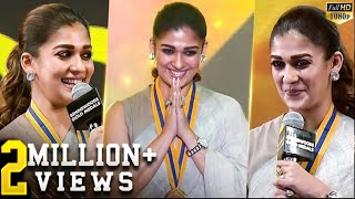 Nayanthara's Super Cute Speech😍 & Stunning Ramp-Walk! - Dont Miss!! | BGM 2018