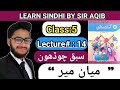 Learn  read asan sindhi of classgrade05  lecture14  learn sindhi class5 muhammad aqib gul