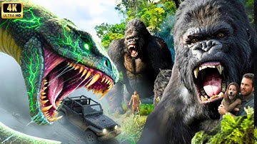 King Kong vs Monsters Full Movie | The Ultimate Jungle Showdown 4k HD