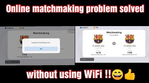 HOW TO FIX ONLINE MATCHMAKING PROBLEM 👍/ WITHOUT USING WIFI ‼️
