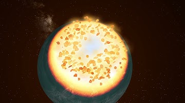 Kepler-62 F and Moon collision - Universe Sandbox 2