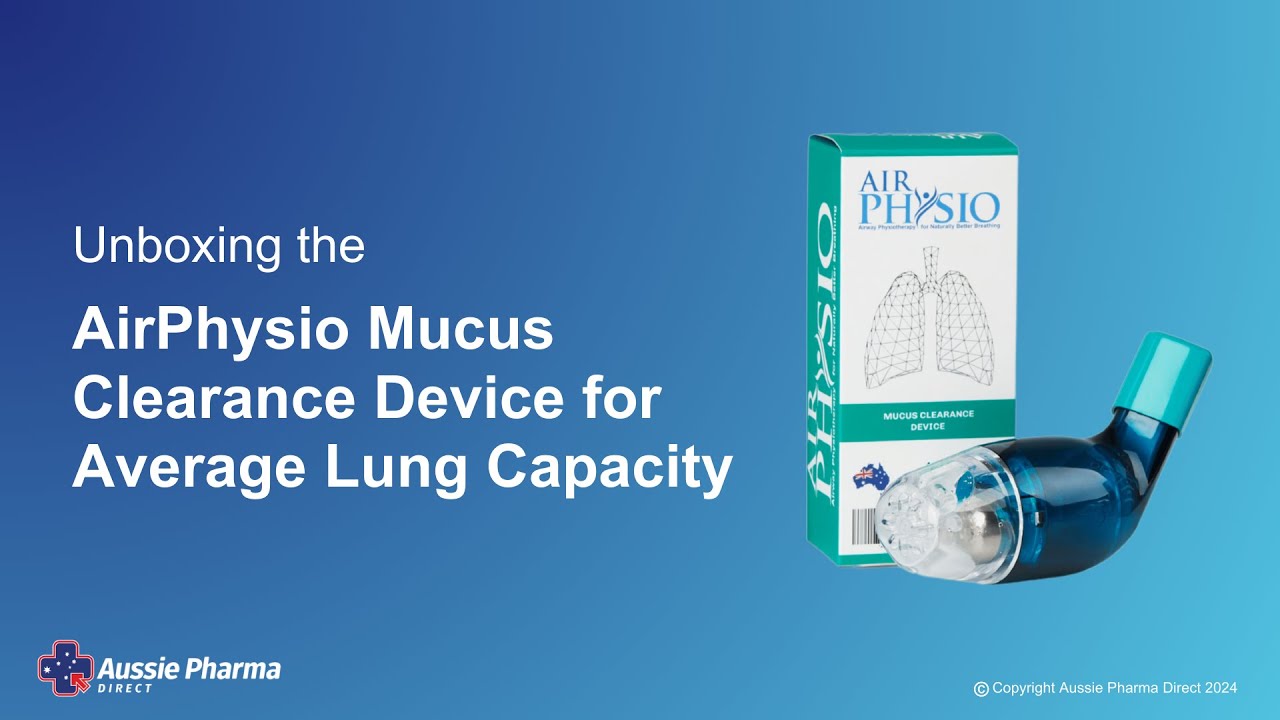 Unboxing and Demonstration to Use the Average Lung AirPhysio Device