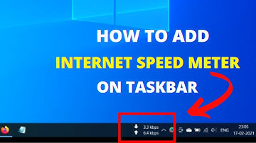 How To Add Internet Speed Meter In Desktop Taskbar Easily  Windows 10/8/7  Bengali Tutorial