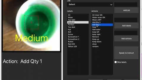Liquid color concentration control using VLC.