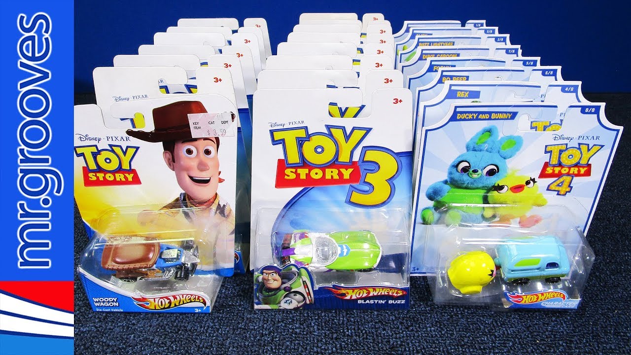 hot wheels toy story 4 character cars