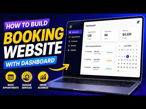 Build a Booking Website with AI, Supabase & Admin Dashboard thumbnail