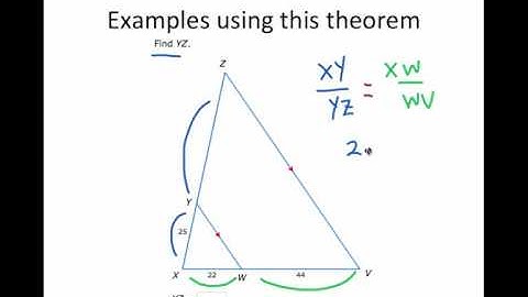 WESTONGEO - Triangle Proportionality Theorem