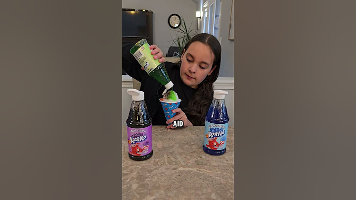 Kool Aid Snow Cones #shorts #youtubeshorts #funny