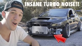 2015 wrx installing ets front mount intercooler hks blow off valve