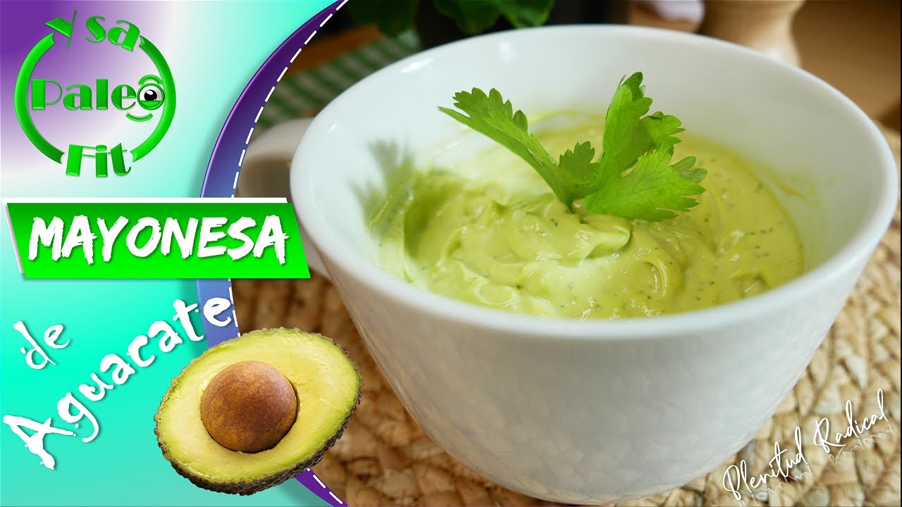 Cómo HACER Mayonesa de AGUACATE 100% NATURAL? Sólo 5 Ingredientes | FÁCIL y RÁPIDO 💪 PALEO | KETO 💪