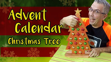 ADVENT CALENDAR Wooden Christmas Tree - DIY Christmas Ideas
