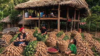 “I Dug a Special Meal From the Earth for Those Who Helped Us | Life of Three Girls in the Forest”