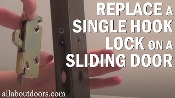 How to Replace a Single Hook Lock on a Sliding Door *Reupload*