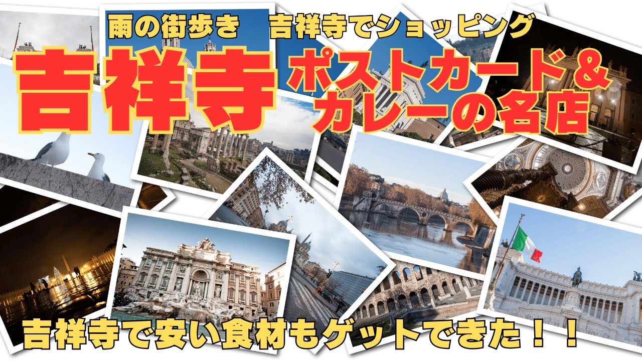 【2人街歩き】吉祥寺でポストカード探し！吉祥寺の有名カレー店でのランチ＆個展とポストカード・ペーパーアイテム専門店。玉ねぎが安かったので吉祥で買ってしまった！【東京】