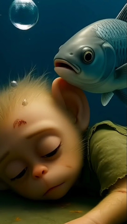poor baby monkey Rio emotional 😭 Fish story ❤️
